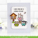 LAWN FAWN Little Woodland Library Clear Stamp