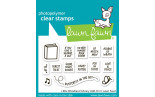 LAWN FAWN Little Woodland Library Add-On Clear Stamp