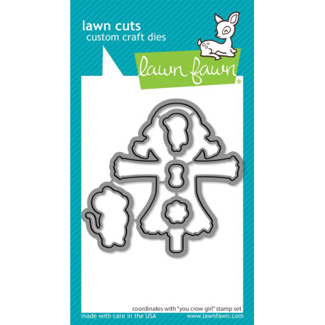 LAWN FAWN You Crow Girl Cuts