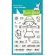 LAWN FAWN You Crow Girl Clear Stamp