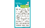 LAWN FAWN You Crow Girl Clear Stamp