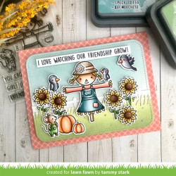 LAWN FAWN You Crow Girl Clear Stamp