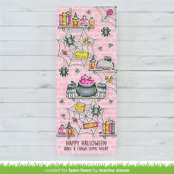 LAWN FAWN Sweet Spiders Clear Stamp