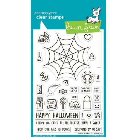 LAWN FAWN Sweet Spiders Clear Stamp