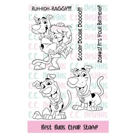 C.C. Design Best Buds Clear Stamp