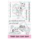 C.C. Design Finding Clues Clear Stamp