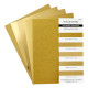 Spellbinders Treasured Cardstock Gold Assortment Pack A4