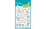 LAWN FAWN Cheesy Christmas Clear Stamp