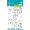 LAWN FAWN Frosty Family Clear Stamp