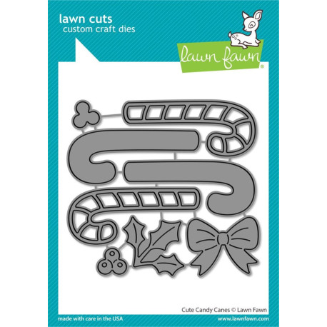 LAWN FAWN Cute Candy Canes Cuts