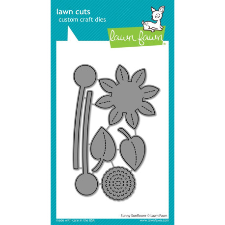 LAWN FAWN Sunny Sunflower Cuts