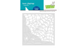 Lawn Fawn Spiderweb Background Stencil 2pz