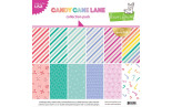 LAWN FAWN Candy Cane Lane Paper Pack 30x30m CON FOIL ORO