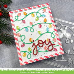 LAWN FAWN String Of Lights Backdrop Extra Bulbs Add-On Cuts
