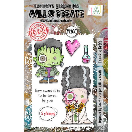 AALL & Create Stamp Set A7 1200 Frank n Bride