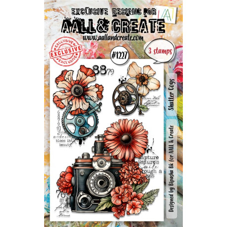 AALL & Create Stamp Set A6 1227 Shutter Cogs