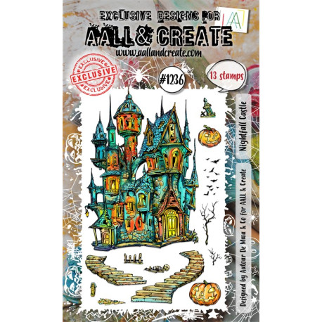 AALL & Create Stamp Set A6 1236 Nightfall Castle