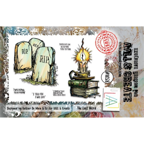 AALL & Create Stamp Set A7 1058 The Last Word