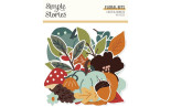 Simple Stories Cider & Donuts Floral Bits & Pieces 46pz