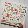 Simple Stories Cider & Donuts CARDSTOCK STICKERS 30x30cm