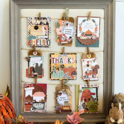 Simple Stories Cider & Donuts CARDSTOCK STICKERS 30x30cm