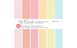 My Favorite Things Soft Stripes Paper Pad 15x15cm