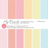 My Favorite Things Soft Stripes Paper Pad 15x15cm