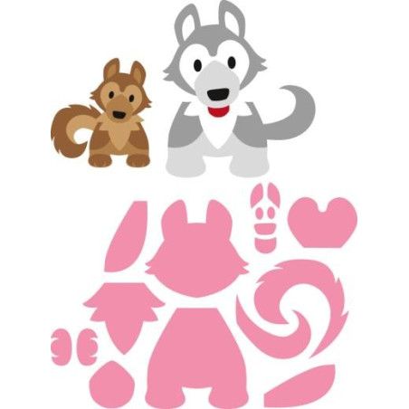 Marianne Design Collectables Eline's Husky