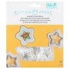 Button Press Shaker Sticker Refill STAR We R Makers 15pz