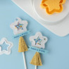 Button Press Puffy Sticker & Shaker Shape Insert Star We R Makers