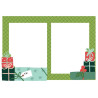Simple Stories Santa's Village Chipboard Frames 6pz