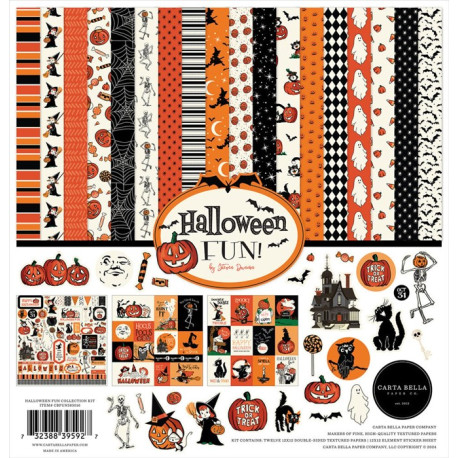 Carta Bella Halloween Fun Paper Pad 30x30cm