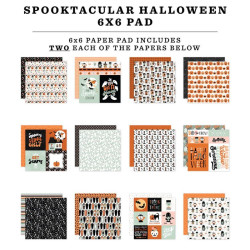 Echo Park Spooktacular Halloween Paper Pad 15x15cm