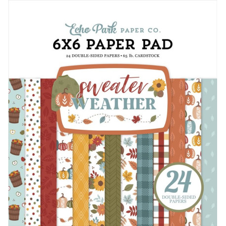 Echo Park Sweater Weather Paper Pad 15x15cm