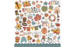 Echo Park Sweater Weather Element Sticker 30x30cm