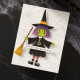 Spellbinders Fiona the Dancin' Witch Etched Dies