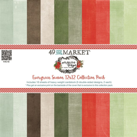 49 and Market Evergreen Season Solid Pack 30x30cm