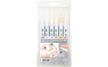 ZIG Clean Colors Real Brush Set 6 RB-6000AT/6VD - Portrait Colors I