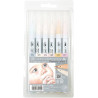 ZIG Clean Colors Real Brush Set 6 RB-6000AT/6VD - Portrait Colors I