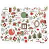 49 and Market Evergreen Season Mini Laser Cut Elements 128pz