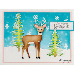 Marianne Design Mask Stencil 2 Layer Snow