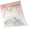 Marianne Design Stamp & Die Set Eline's Animals Snowman & Penguin