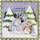 Marianne Design Stamp & Die Set Eline's Animals Snowman & Penguin