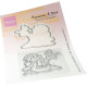 Marianne Design Stamp & Die Set Eline's Animals Snowman & Bird