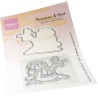 Marianne Design Stamp & Die Set Eline's Animals Snowman & Bird