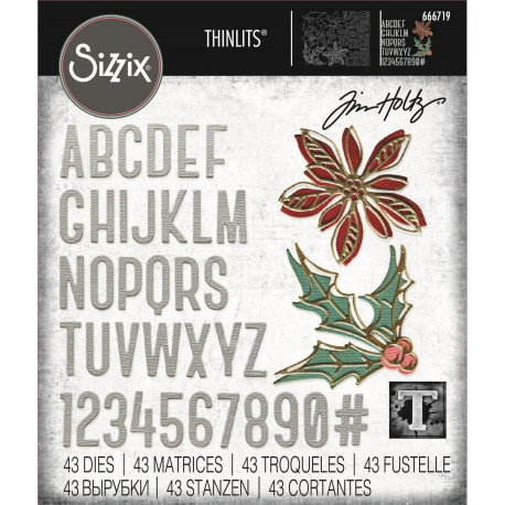 Thinlits Die Set 43pz - Vault Seasonal Sketch by Tim Holtz 666719