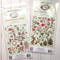 49 and Market Evergreen Season Wildflowers Laser Cuts 78pz