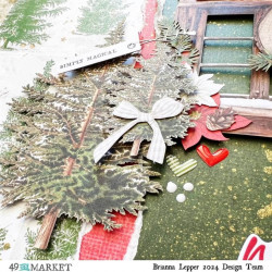 49 and Market Evergreen Season Wildflowers Laser Cuts 78pz