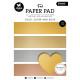 Studio Light Foil Paper Pad A5 Gold, Silver And Rose