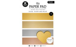 Studio Light Foil Paper Pad A5 Gold, Silver And Rose